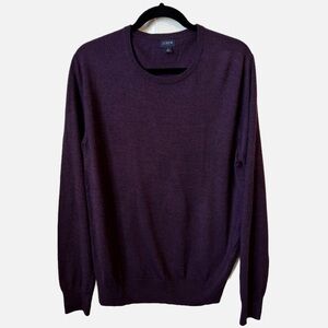 J. Crew Wool Blend Crew Neck Sweater Men's Large